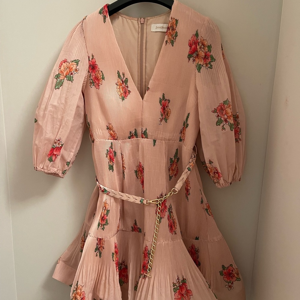 Zimmerman dress size 0. Excellent condition. Worn once